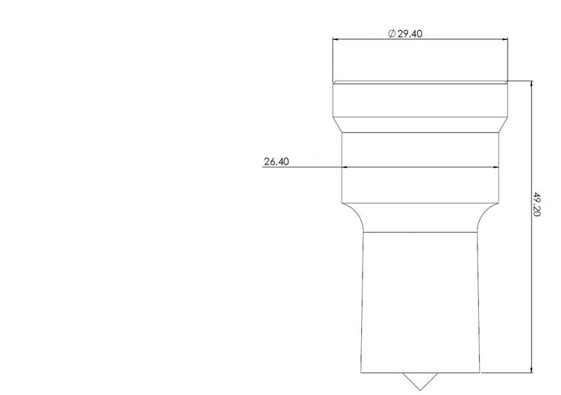 Rundstempel Nr. 4 für Peddinghaus Maschinen (rote Serie)